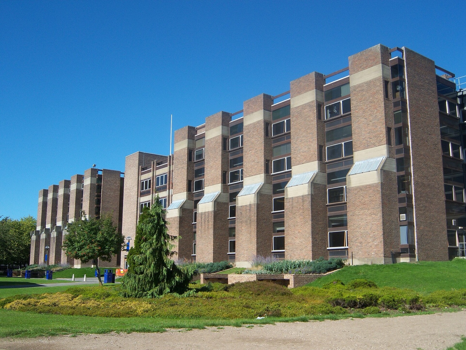 The Templeman Library on the University of Kent's Canterbury campus