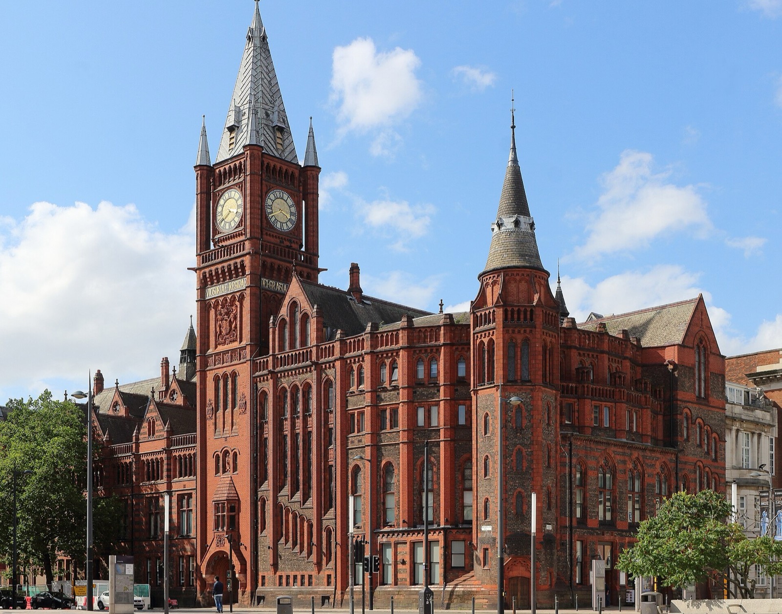 The red-brick Victoria Building at the University of Liverpool