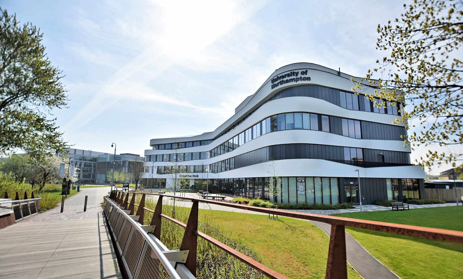 University of Northampton Waterside campus building