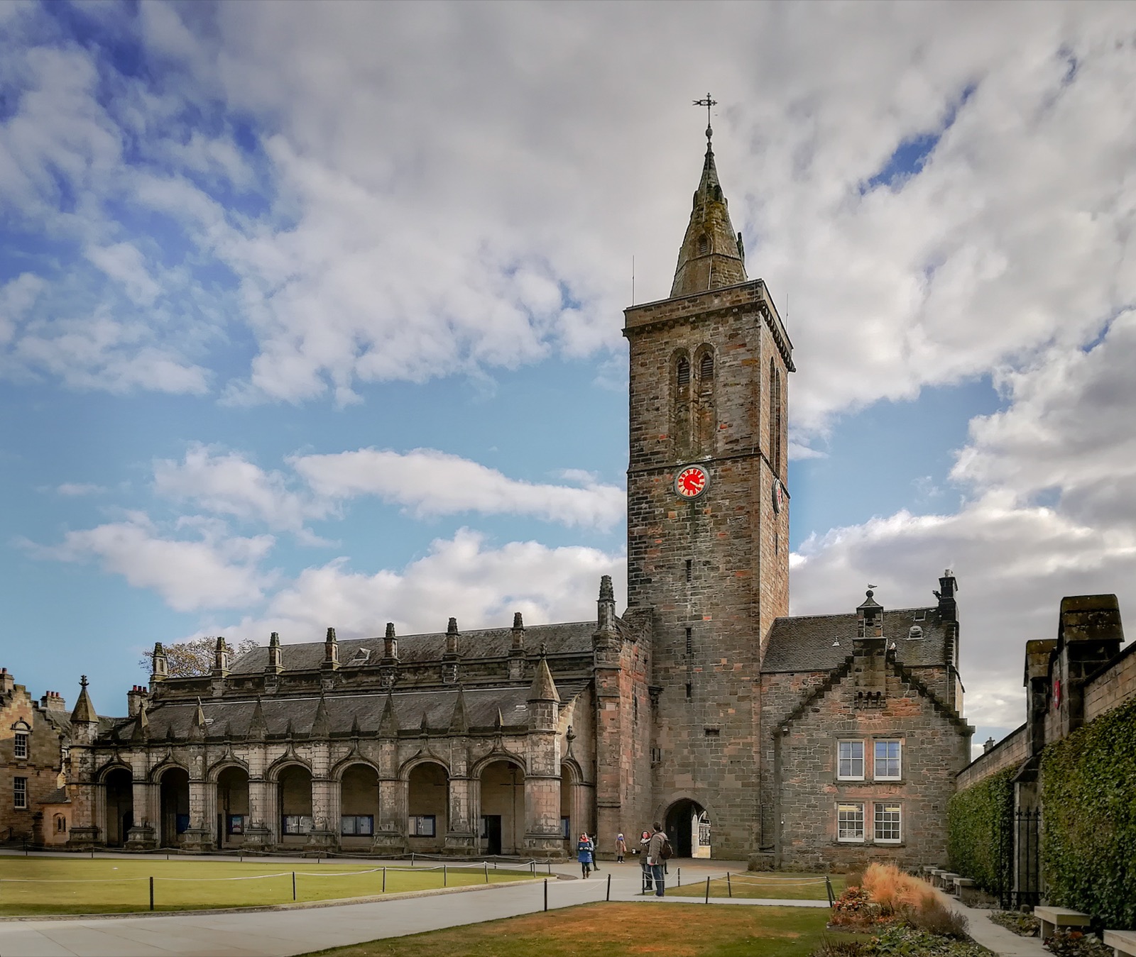 St Salvator's Chapel and quad at the University of St Andrews
