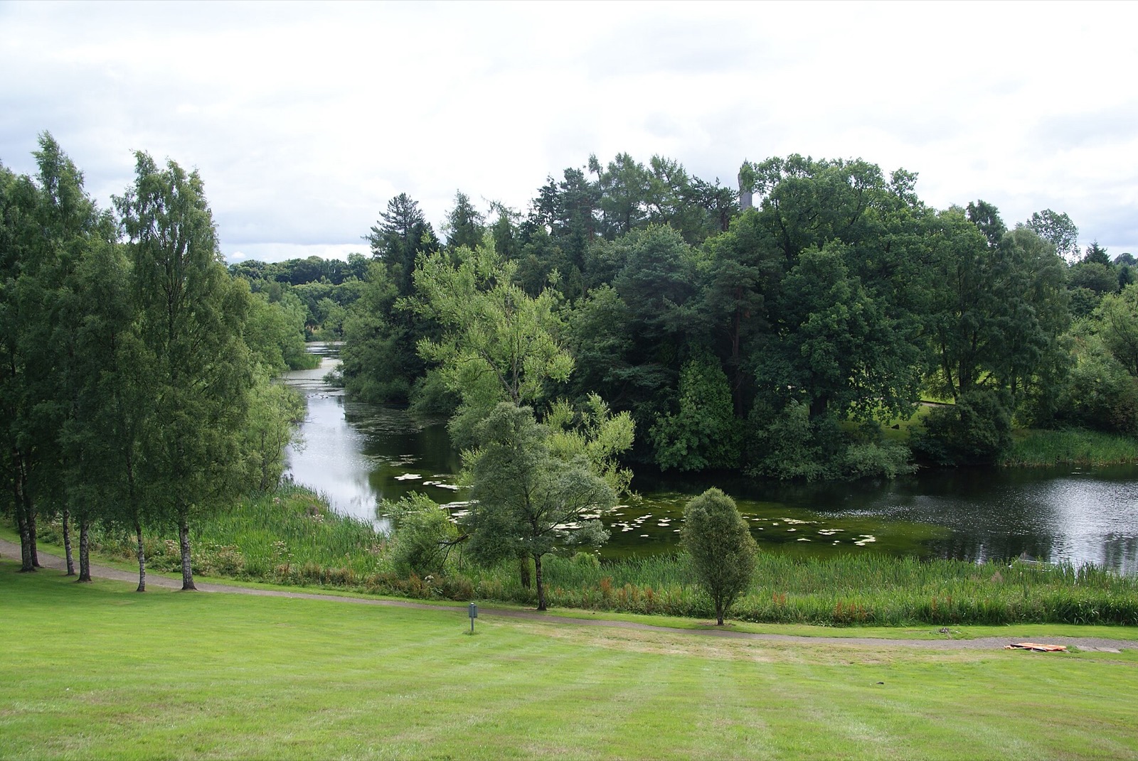 The loch on the University of Stirling campus
