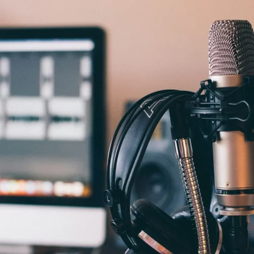 Interview microphone - A day in the life of a journalist student